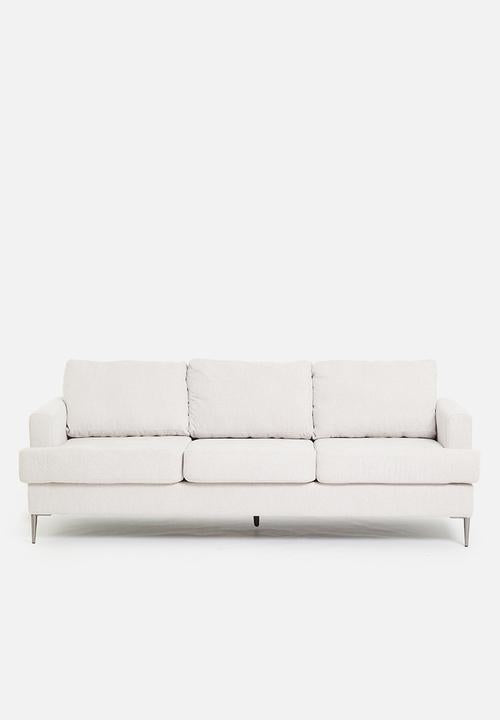 Upholstered 3 Seater Sofa - Natural