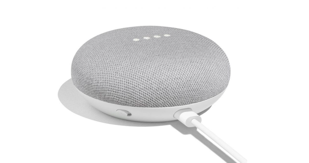 Google Nest Mini Smart Speaker - Chalk
