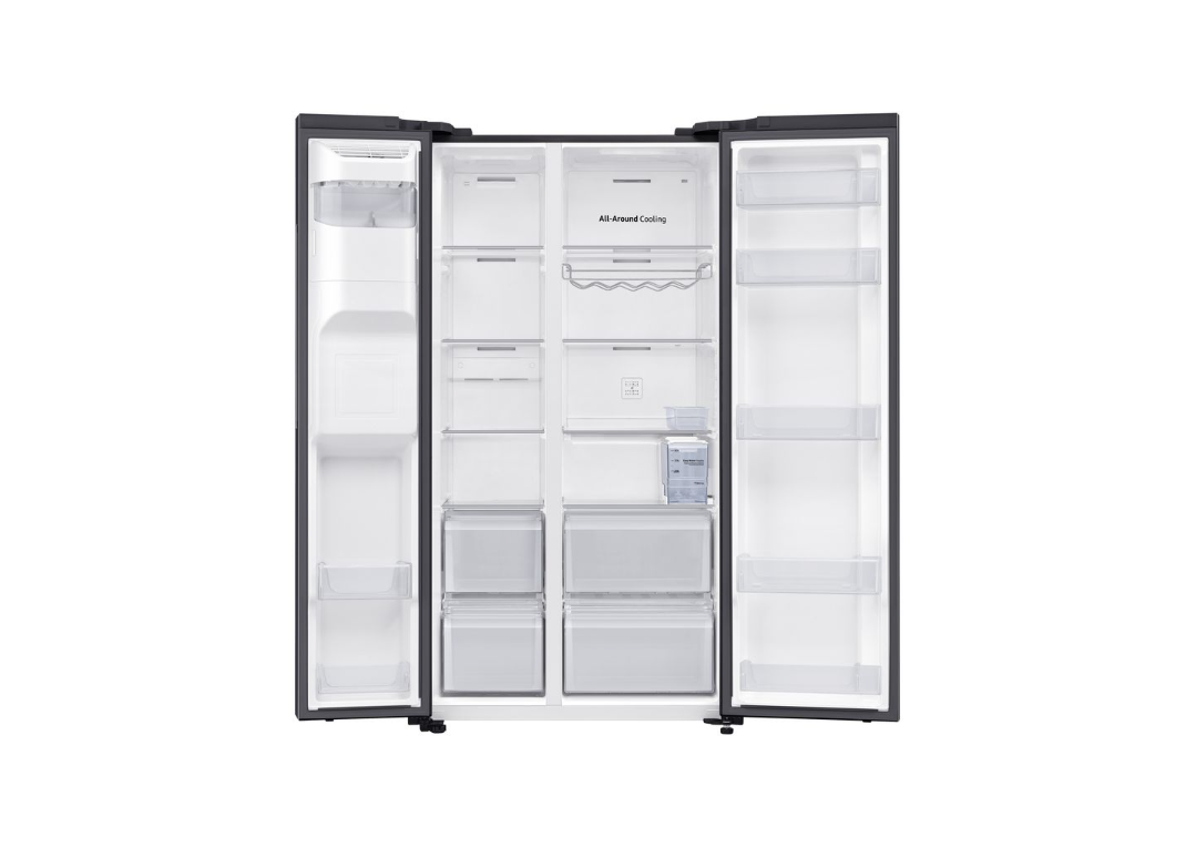 Samsung 660L Black Side-by-Side Fridge