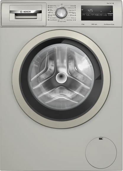 Bosch - 8kg Frontloader Washing Machine - Serie 4 - Silver Inox