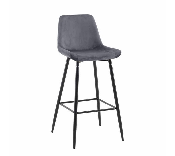Manhattan Fabric Bar Stool - Grey