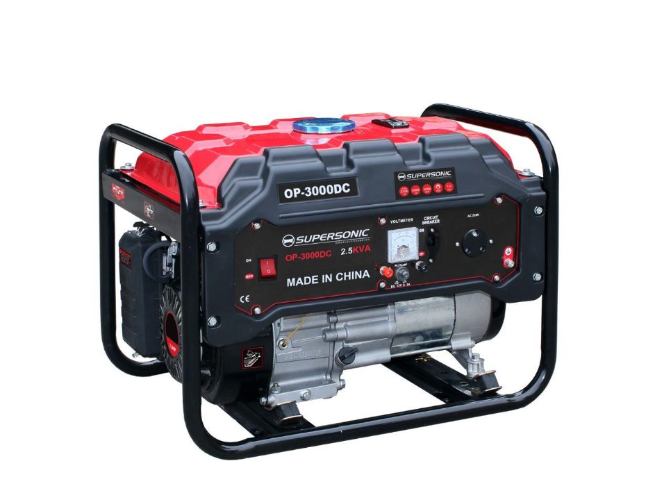 Supersonic 2.5KW Petrol & 4-Stroke Oil Generator OP-3000DC